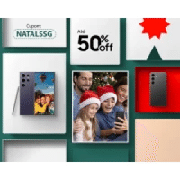 Imagem da oferta Cupom de Natal na  com Até 50% de Desconto