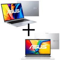 Imagem da oferta Kit Notebooks Asus Intel I7-1255U 8GB 256GB SSD W11 X1605ZA-MB310W + Asus Intel I3-N305 4GB 256GB SSD Linux E1504GA-NJ447