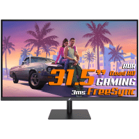 Imagem da oferta Monitor Gamer SuperFrame Precision Ultra 31.5'' E-LED Quad HD 75Hz HDR FreeSync HDMI/DP - SFPUFB-31075-QHD-PRO