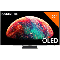 Imagem da oferta Smart TV 55” 4K OLED Samsung 144Hz Wi-Fi Bluetooth com Alexa 4 HDMI 2 USB - QN55S90CAGXZD