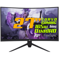 Imagem da oferta Monitor Gamer SuperFrame Precision 27" Quad HD 1ms 165Hz - SFV2701G