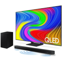 Imagem da oferta Smart TV 65" Samsung  QLED 4K 65Q65D 2024 + Soundbar HW-Q600C