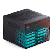 Imagem da oferta Gabinete Jonsbo N4 MATX ITX para NAS