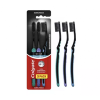 Imagem da oferta Escova de Dente Colgate Slim Soft Black 3 Unidades