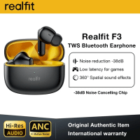 Imagem da oferta Fone de Ouvido Sem Fio Realfit F3 ANC Cancelamento de Ruído Ativo