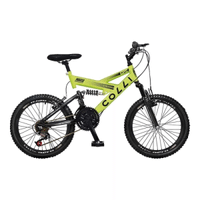 Imagem da oferta Bicicleta Infantil Colli GPS20 Aro 20 21 Marchas Tamanho Quadro 14 Aço Carbono Dupla Suspensão Amarelo