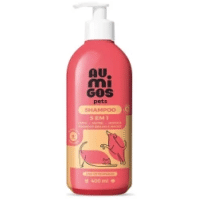 Imagem da oferta Shampoo 5 em 1 Au.Migos Pets 400ml