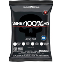 Imagem da oferta Refil Whey 100% Hd Chocolate 900G Black Skull