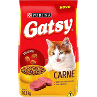 Imagem da oferta Ração Purina Gatos Adultos Gatsy Carne 10,1Kg