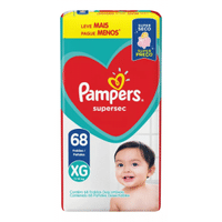 Imagem da oferta Fralda Supersec XG Pampers - 68 Unidades