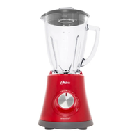 Imagem da oferta Liquidificador Oster Super Chef BLSTMG-RR8-357 Jarra de Vidro 1,25L 750W 8 Velocidades