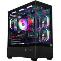 Imagem da oferta Gabinete Gamer Redragon Reflect Flow Preto Mid Tower Vidro Temperado ATX Sem Fonte Sem Fan CA-606B