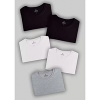 Imagem da oferta Kit Com 5 Camisetas Básicas Hering - Masculina