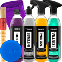 Imagem da oferta Kit Shampoo Para Carro V-Floc Cera Tok Final Limpador Sintra Fast Revitalizador Intense Vonixx