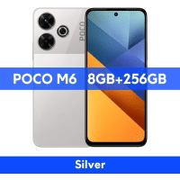 Imagem da oferta Smartphone Poco M6 Versão Global 8GB de RAM 128GB de Armazenamento e Carregamento Rápido