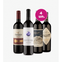 Imagem da oferta Kit 4 por 99 - Tour Mundial de Tintos - Wine