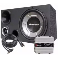 Imagem da oferta Caixa Taramps 1500 Trio + Pioneer Completa Som Subwoofer