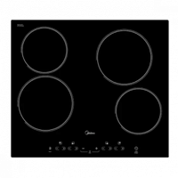 Imagem da oferta Cooktop 4 Bocas Midea Vitrocerâmico Touch 4Q Preto 220V CCA40P2