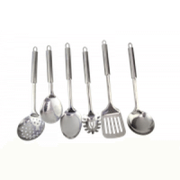 Imagem da oferta Conjunto de Utensílios 6 Peças Com Suporte Inox - Honeyhome