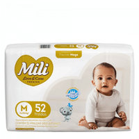 Imagem da oferta Fralda Mili Love & Care Premium Tam M - 52 Unidades