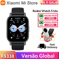 Imagem da oferta Smartwatch Xiaomi Redmi Watch 5 Lite Tela AMOLED 1,96'' - Versão global