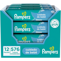 Imagem da oferta Pampers Lenços Umedecidos Cuidado de Bebê 576 unidades