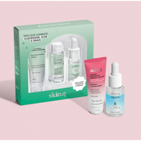 Imagem da oferta Combo Skin.q: Kit Combate Oleosidade (3 itens) + Sérum Preenche Tudo 30ml + Cremão Repara e Acalma 30ml