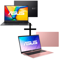 Imagem da oferta Kit Notebooks Asus Vivobook 16X i5-12500H 8GB SSD 512GB KeepOS K3605ZF-MB419 + Vivobook Go 15 Celeron-N4500 4GB eMMC 128GB W11 E510KA-BR833WS