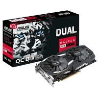 Imagem da oferta Placa de Vídeo Asus AMD Radeon RX 580 OC 8GB GDDR5 - DUAL-RX580-O8G