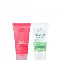 Imagem da oferta Kit Wella Professionals - Shampoo Elements Renewing 30 ml + Máscara Invigo Brilliance 30 ml