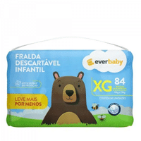 Imagem da oferta 2 Pacotes Fralda Ever Baby XG - 84 Unidades Cada