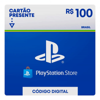 Imagem da oferta Giftcard Playstation Cartao Psn Card Brasil R$ 100 Reais