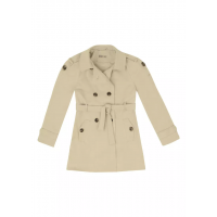 Imagem da oferta Casaco Infantil Menina Trench Coat - Nude