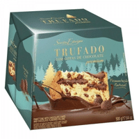 Imagem da oferta Panettone Recheado Trufado com Gotas de Chocolate 500g - Santa Edwiges