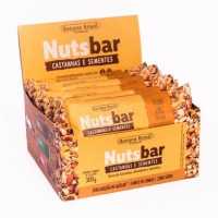 Imagem da oferta Compre Nuts Bar Castanhas e Sementes 25g x 12 - Banana Brasil