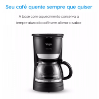 Imagem da oferta Cafeteira Elétrica 30 Xícaras Elgin Family Coffee Preta 110v