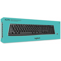 Imagem da oferta Teclado sem fio Logitech K270 com 8 Teclas Multimídia Conexão USB Pilhas Inclusas e Layout ABNT2 - Compatível com PC e Notebook.