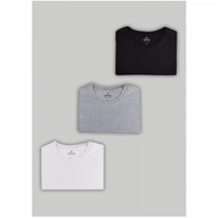 Imagem da oferta Kit 3 Camisetas Masculinas Básicas Slim Hering