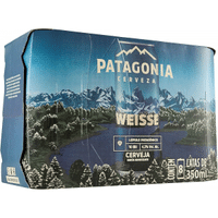 Imagem da oferta Pack de Patagonia Weissen Nacional Sleek 350ML 8 Unidades