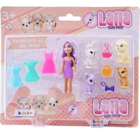 Imagem da oferta Boneca Miniatura Laila com Pets Sortida