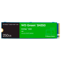 Imagem da oferta SSD WD Green SN350 250GB M.2 2280 NVMe PCIE 3.0 2400Mb/s - WDS250G2G0C