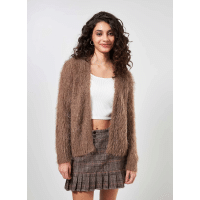 Imagem da oferta Cardigan de Pelinho Marrom