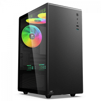 Imagem da oferta Gabinete Gamer C3Tech MT-G200BK Mid Tower Vidro Temperado M-ATX Black Sem Fonte Com 3 Fans