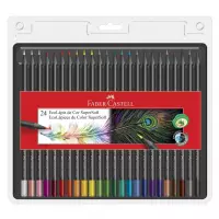 Imagem da oferta Lápis de Cor Faber-Castell EcoLápis Supersoft 120724SOFT 24 Cores