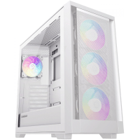 Imagem da oferta Gabinete Gamer Gamemax Defender MB WH, Mid Tower, MATX, Vidro Temperado, Sem Fonte, Sem Fan