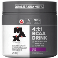 Imagem da oferta BCAA 4: 1: 1 Drink Uva Max Titanium - 280g