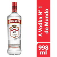 Imagem da oferta Vodka Destilada Garrafa 998ml Smirnoff