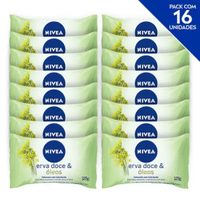 Imagem da oferta NIVEA Sabonete Erva Doce em Barra 125g - 16 unidades