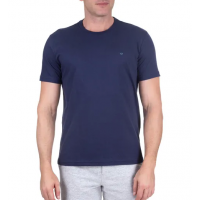 Imagem da oferta Camiseta Masculina Azul Lisa