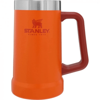 Imagem da oferta Caneca Térmica Stanley (709ml) Beer Stein - Inox - Laranja